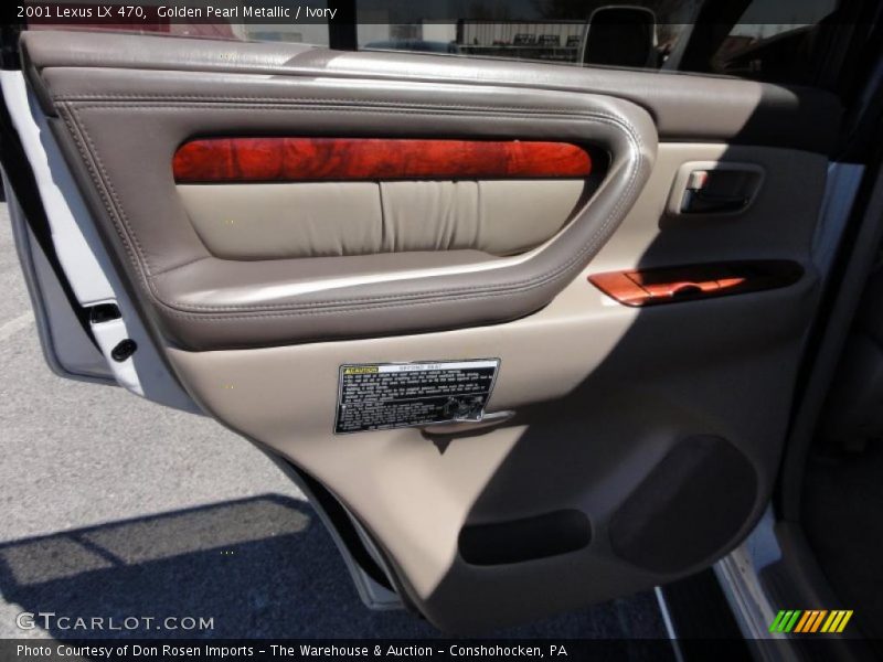 Golden Pearl Metallic / Ivory 2001 Lexus LX 470
