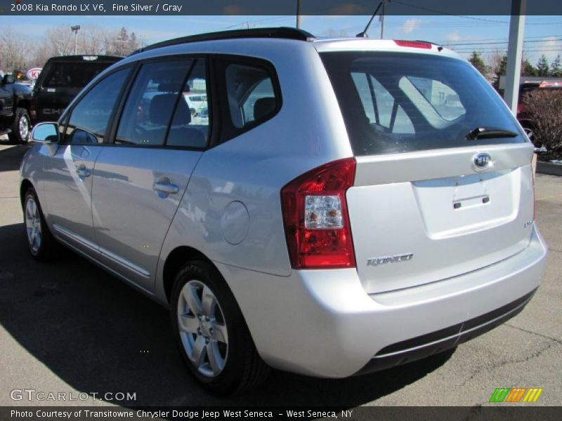 Fine Silver / Gray 2008 Kia Rondo LX V6