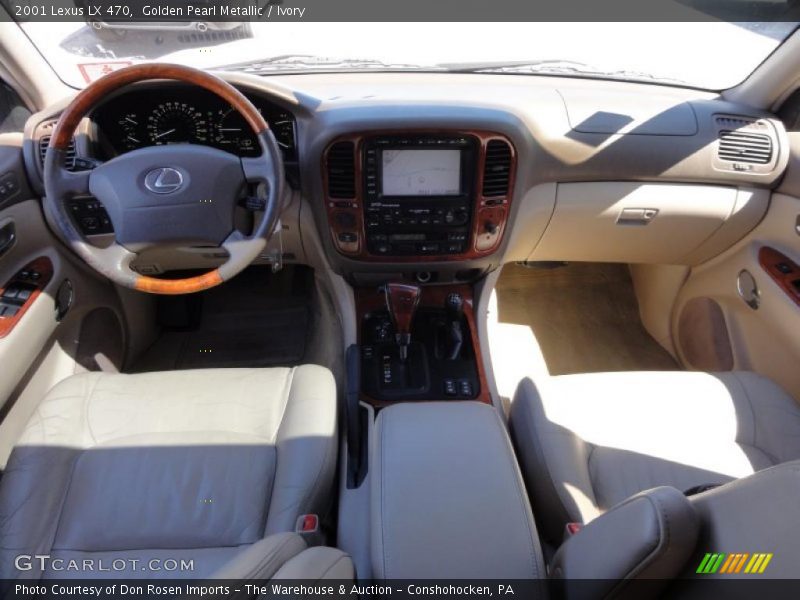 Golden Pearl Metallic / Ivory 2001 Lexus LX 470