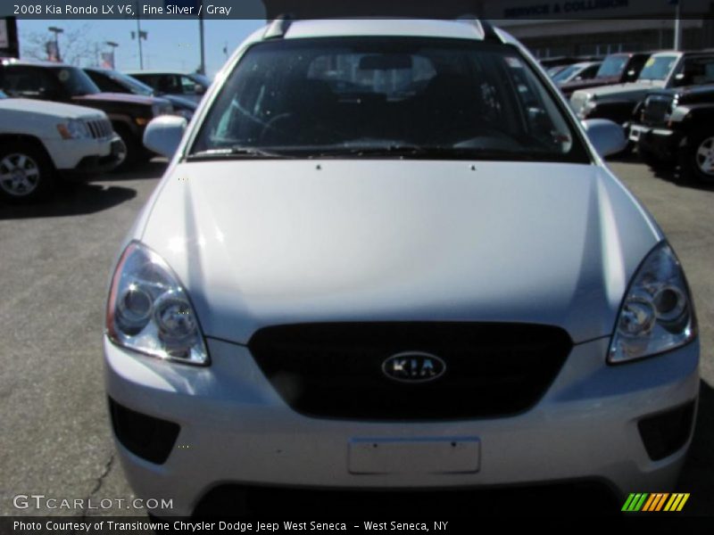 Fine Silver / Gray 2008 Kia Rondo LX V6