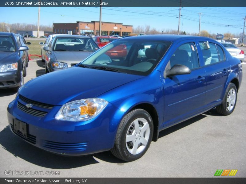 Arrival Blue Metallic / Gray 2005 Chevrolet Cobalt Sedan