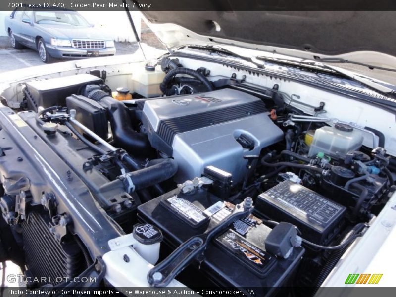 Golden Pearl Metallic / Ivory 2001 Lexus LX 470