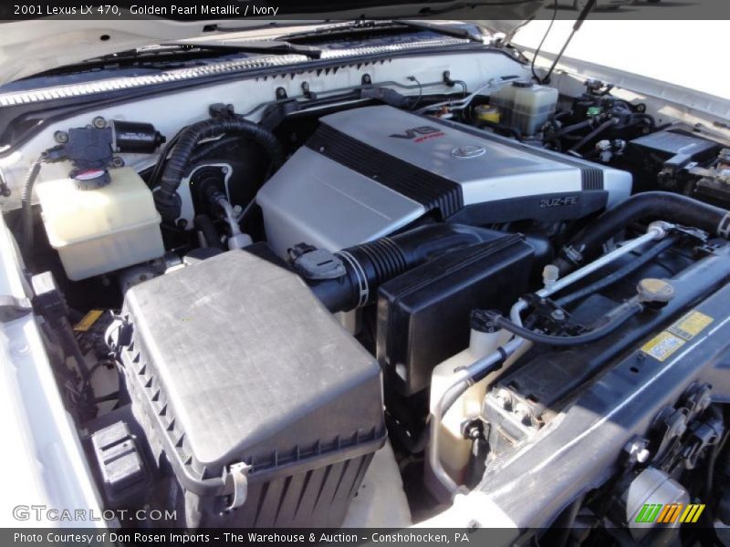 Golden Pearl Metallic / Ivory 2001 Lexus LX 470
