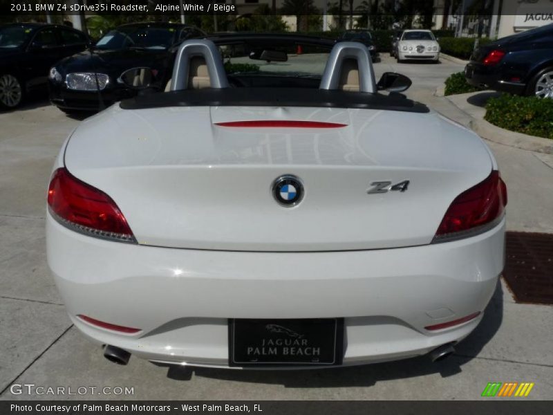  2011 Z4 sDrive35i Roadster Alpine White