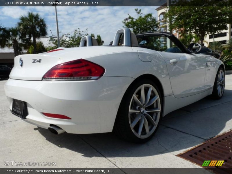 Alpine White / Beige 2011 BMW Z4 sDrive35i Roadster