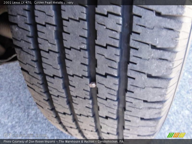 Golden Pearl Metallic / Ivory 2001 Lexus LX 470