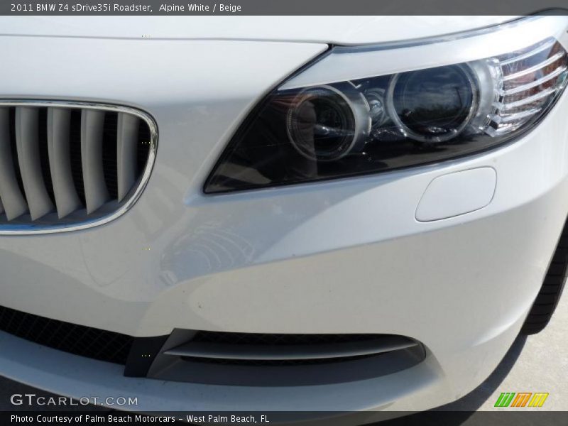 Alpine White / Beige 2011 BMW Z4 sDrive35i Roadster