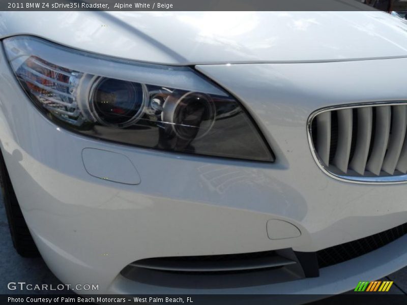 Alpine White / Beige 2011 BMW Z4 sDrive35i Roadster