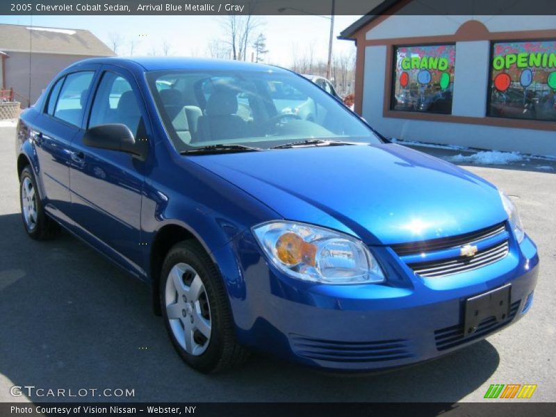 Arrival Blue Metallic / Gray 2005 Chevrolet Cobalt Sedan