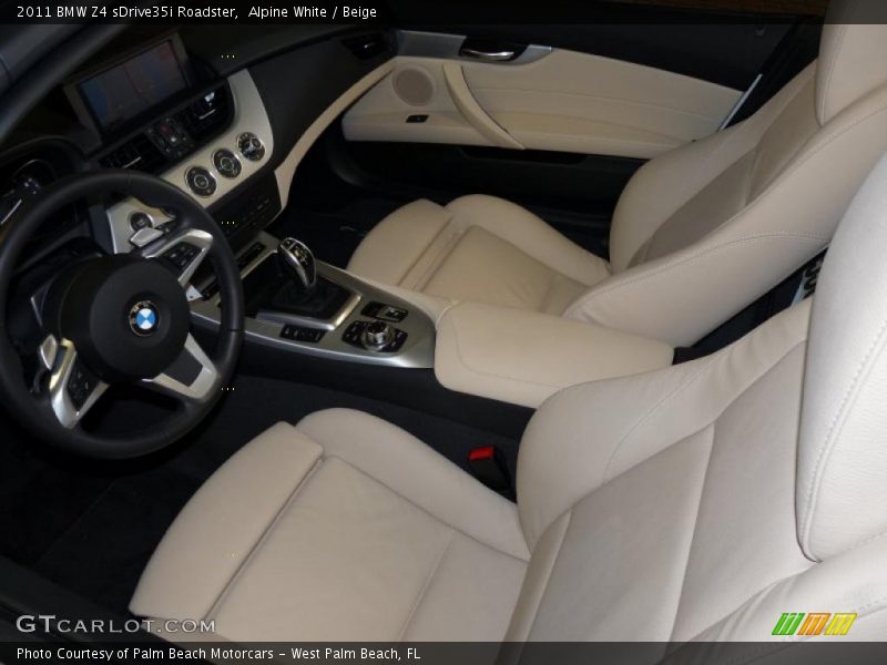  2011 Z4 sDrive35i Roadster Beige Interior