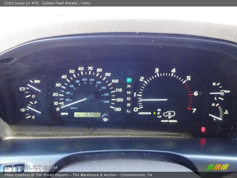  2001 LX 470 470 Gauges