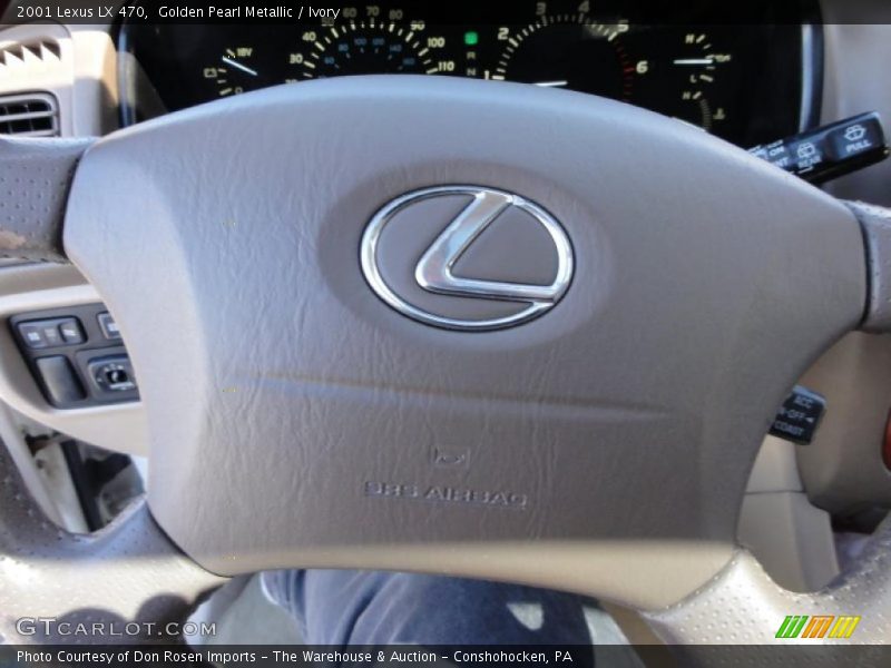Golden Pearl Metallic / Ivory 2001 Lexus LX 470