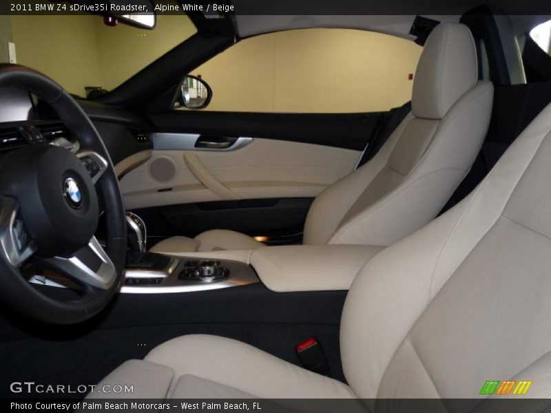  2011 Z4 sDrive35i Roadster Beige Interior