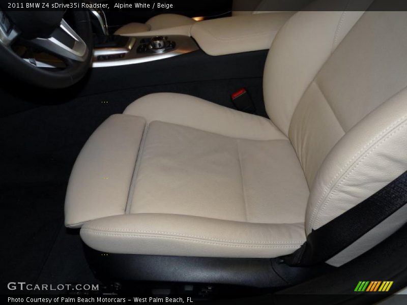 Alpine White / Beige 2011 BMW Z4 sDrive35i Roadster
