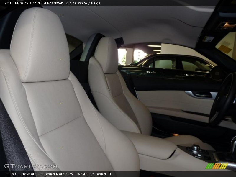 Alpine White / Beige 2011 BMW Z4 sDrive35i Roadster