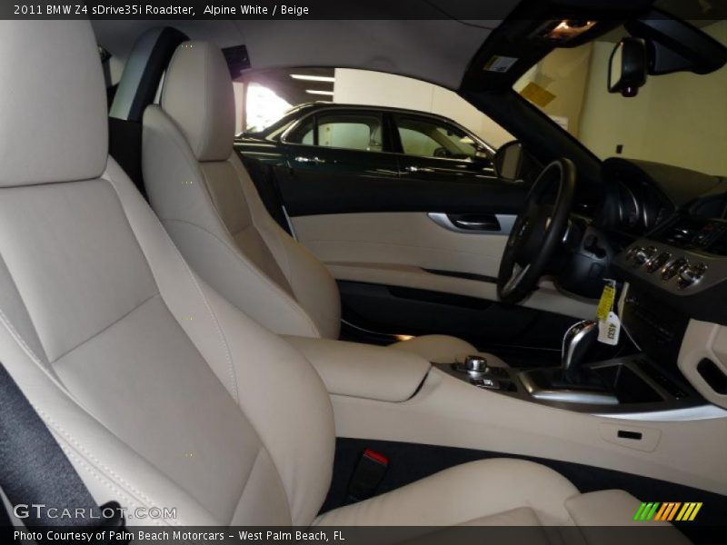 Alpine White / Beige 2011 BMW Z4 sDrive35i Roadster