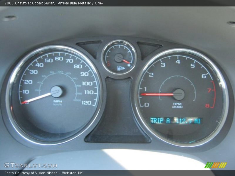 Arrival Blue Metallic / Gray 2005 Chevrolet Cobalt Sedan