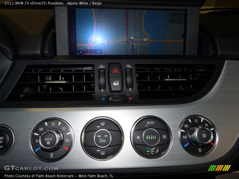 Controls of 2011 Z4 sDrive35i Roadster