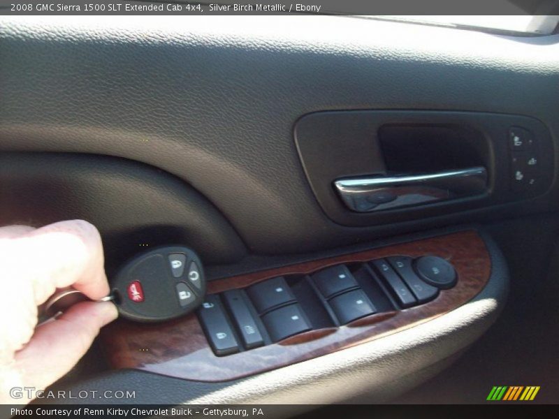 Silver Birch Metallic / Ebony 2008 GMC Sierra 1500 SLT Extended Cab 4x4