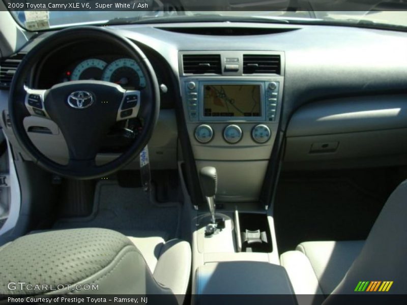 Super White / Ash 2009 Toyota Camry XLE V6