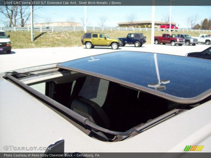 Silver Birch Metallic / Ebony 2008 GMC Sierra 1500 SLT Extended Cab 4x4