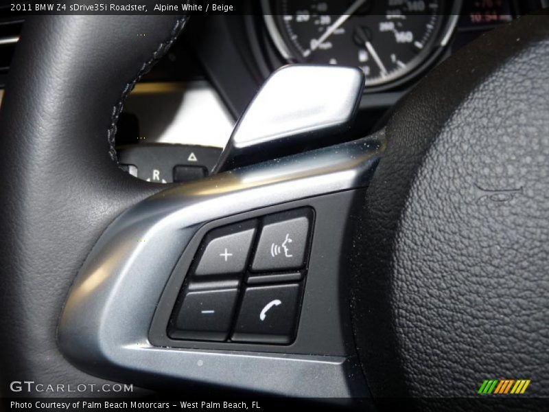 Controls of 2011 Z4 sDrive35i Roadster