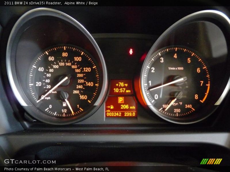 Alpine White / Beige 2011 BMW Z4 sDrive35i Roadster