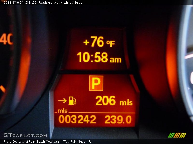 Alpine White / Beige 2011 BMW Z4 sDrive35i Roadster