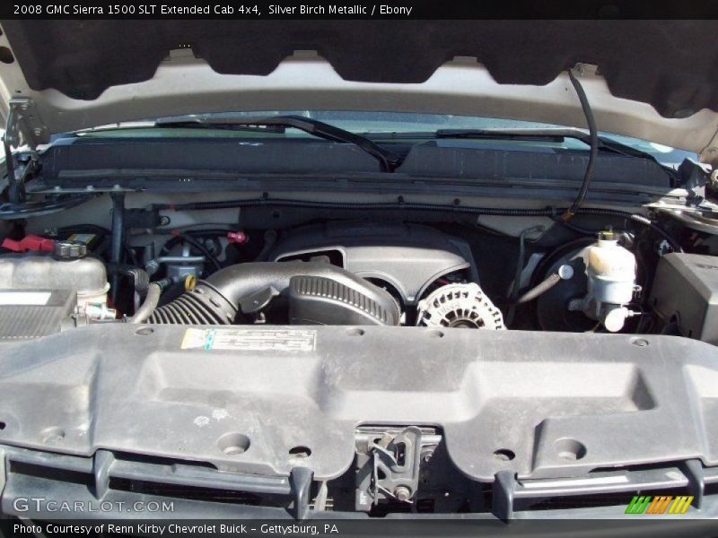 Silver Birch Metallic / Ebony 2008 GMC Sierra 1500 SLT Extended Cab 4x4