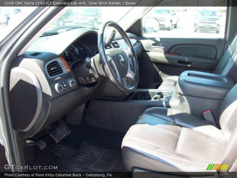 Silver Birch Metallic / Ebony 2008 GMC Sierra 1500 SLT Extended Cab 4x4