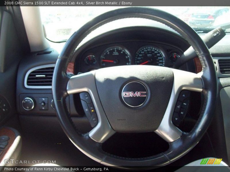 Silver Birch Metallic / Ebony 2008 GMC Sierra 1500 SLT Extended Cab 4x4