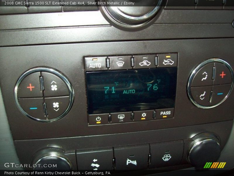 Silver Birch Metallic / Ebony 2008 GMC Sierra 1500 SLT Extended Cab 4x4