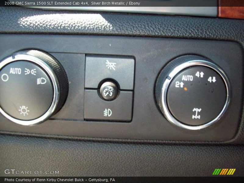Silver Birch Metallic / Ebony 2008 GMC Sierra 1500 SLT Extended Cab 4x4