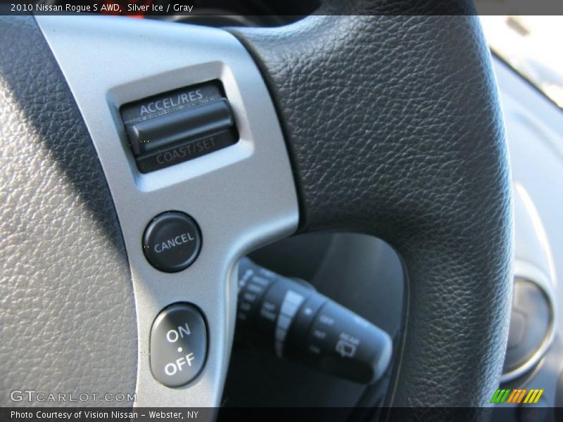 Silver Ice / Gray 2010 Nissan Rogue S AWD