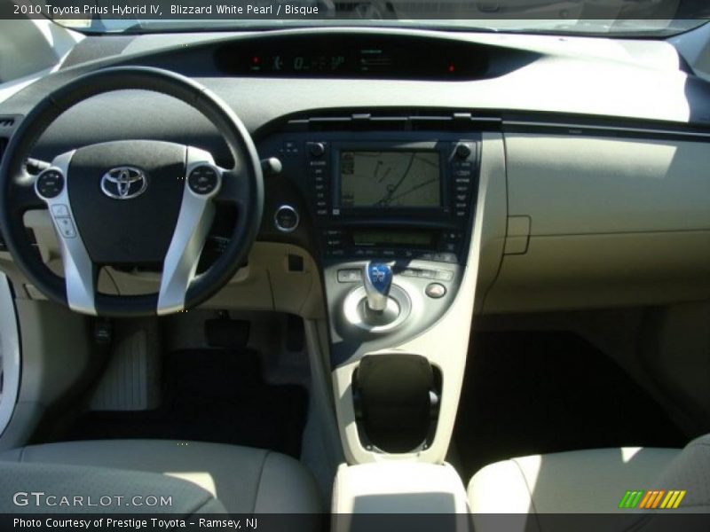 Blizzard White Pearl / Bisque 2010 Toyota Prius Hybrid IV