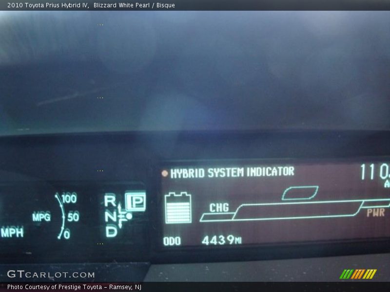 Blizzard White Pearl / Bisque 2010 Toyota Prius Hybrid IV