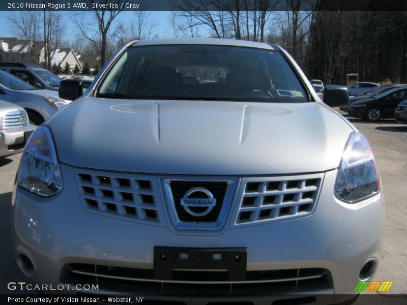 Silver Ice / Gray 2010 Nissan Rogue S AWD