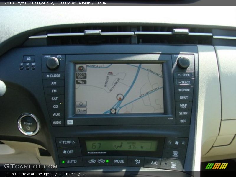 Blizzard White Pearl / Bisque 2010 Toyota Prius Hybrid IV