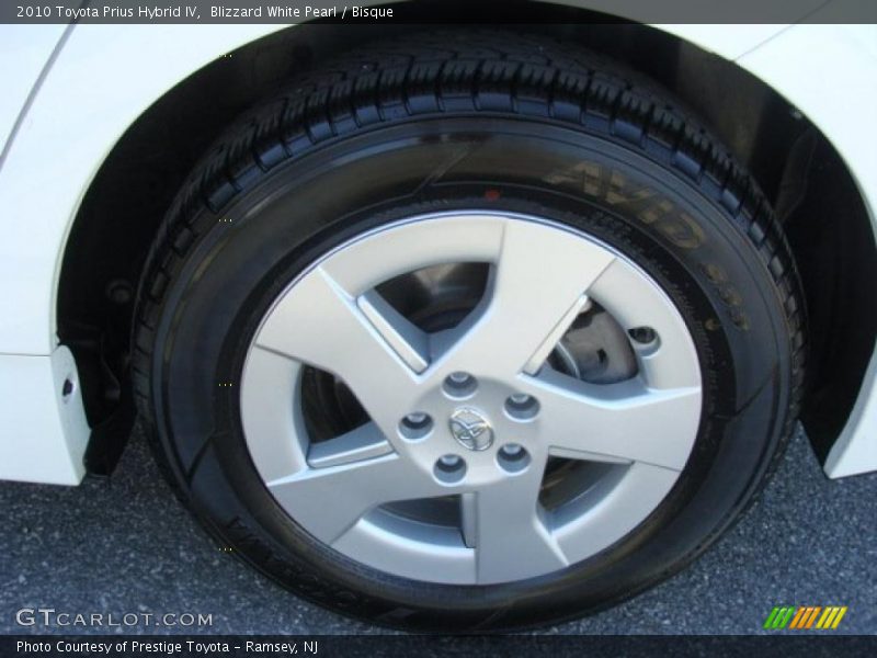 Blizzard White Pearl / Bisque 2010 Toyota Prius Hybrid IV