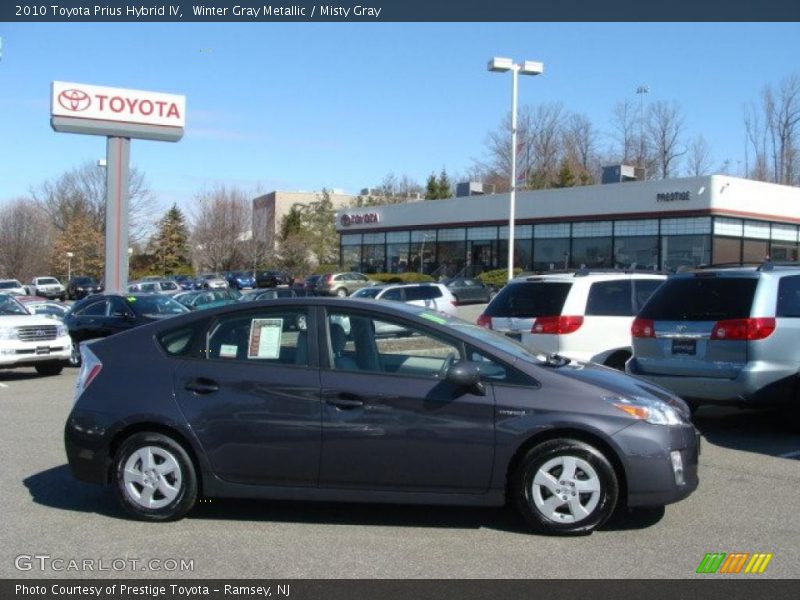 Winter Gray Metallic / Misty Gray 2010 Toyota Prius Hybrid IV