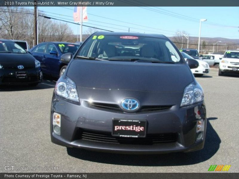 Winter Gray Metallic / Misty Gray 2010 Toyota Prius Hybrid IV
