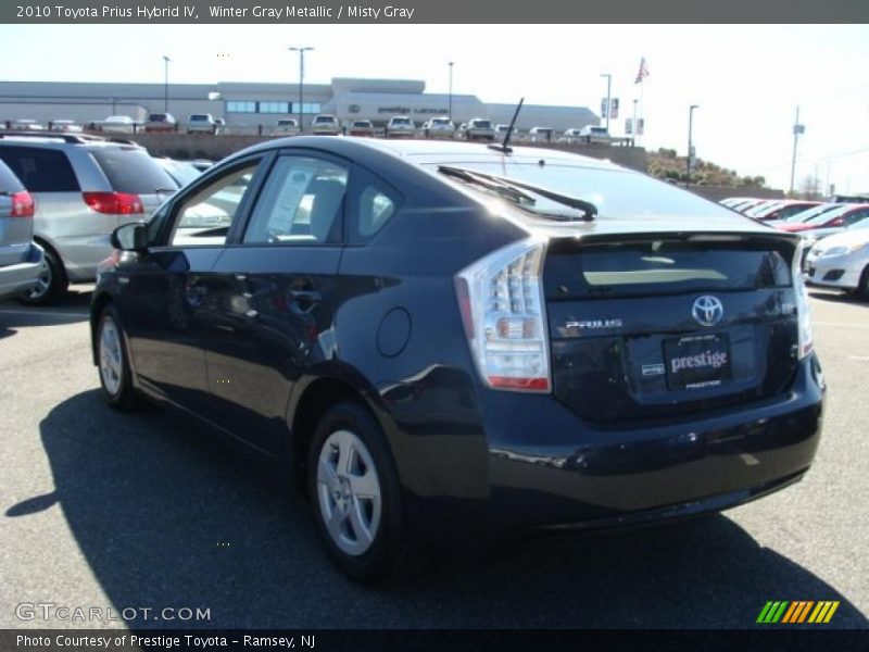 Winter Gray Metallic / Misty Gray 2010 Toyota Prius Hybrid IV