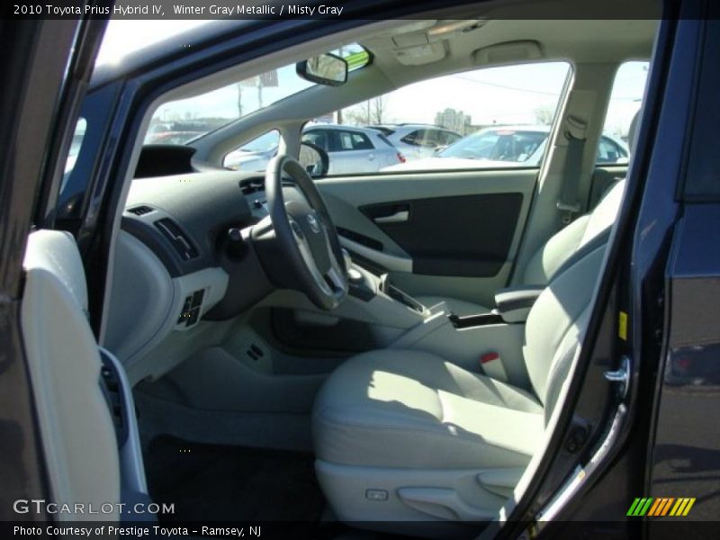 Winter Gray Metallic / Misty Gray 2010 Toyota Prius Hybrid IV