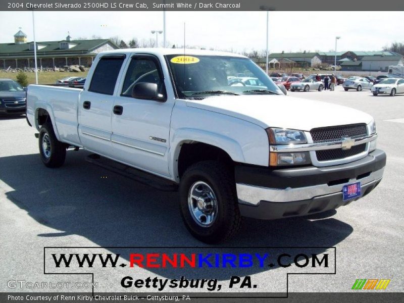 Summit White / Dark Charcoal 2004 Chevrolet Silverado 2500HD LS Crew Cab