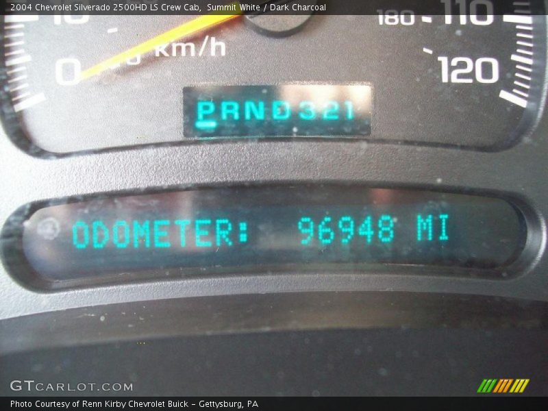 Summit White / Dark Charcoal 2004 Chevrolet Silverado 2500HD LS Crew Cab