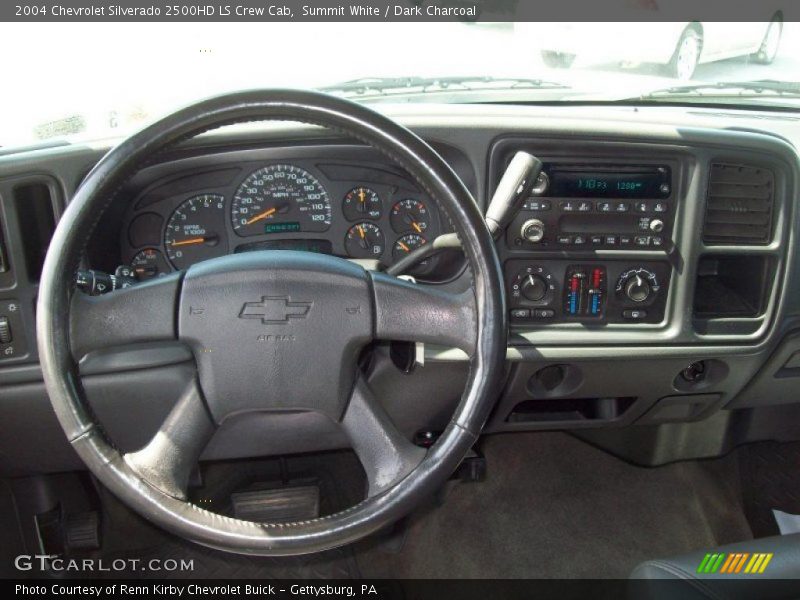 Summit White / Dark Charcoal 2004 Chevrolet Silverado 2500HD LS Crew Cab