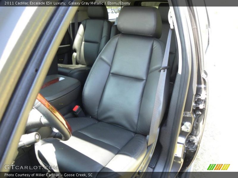 Galaxy Gray Metallic / Ebony/Ebony 2011 Cadillac Escalade ESV Luxury