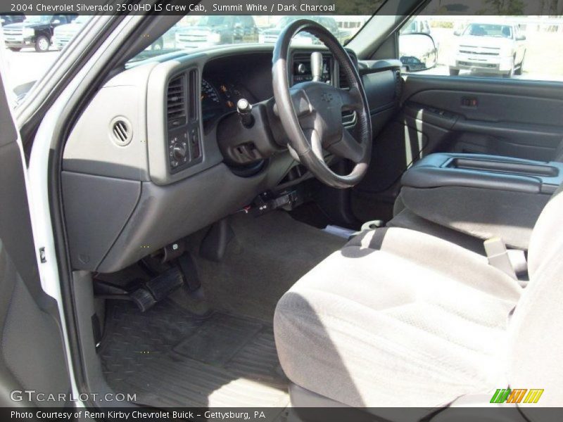 Summit White / Dark Charcoal 2004 Chevrolet Silverado 2500HD LS Crew Cab