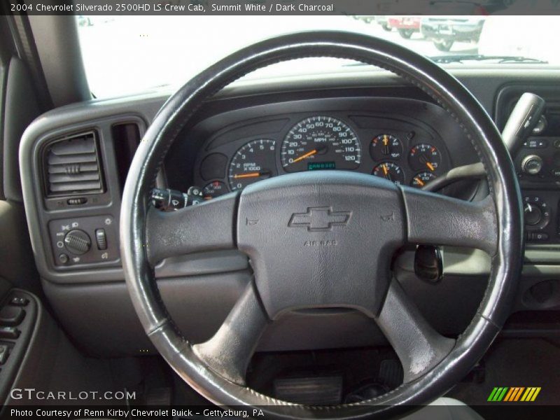 Summit White / Dark Charcoal 2004 Chevrolet Silverado 2500HD LS Crew Cab