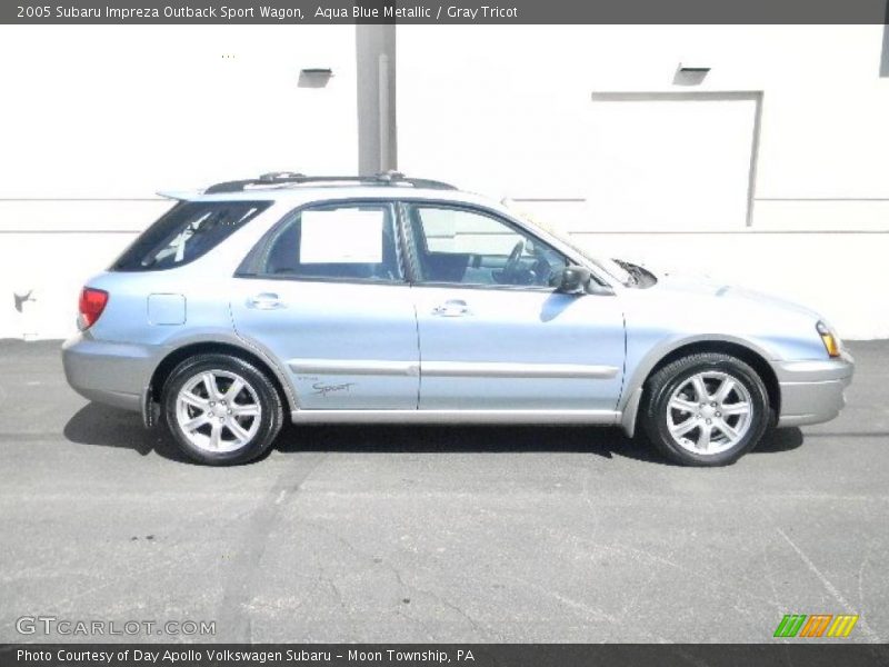 Aqua Blue Metallic / Gray Tricot 2005 Subaru Impreza Outback Sport Wagon